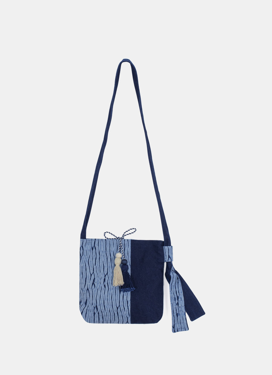 Indigo Shibori Sling Bag