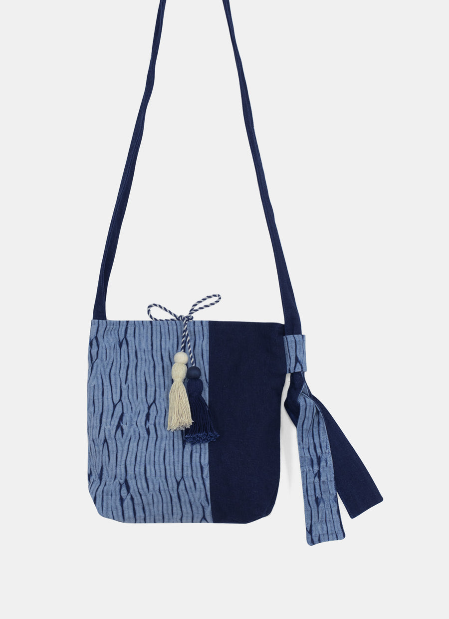 Indigo Shibori Sling Bag