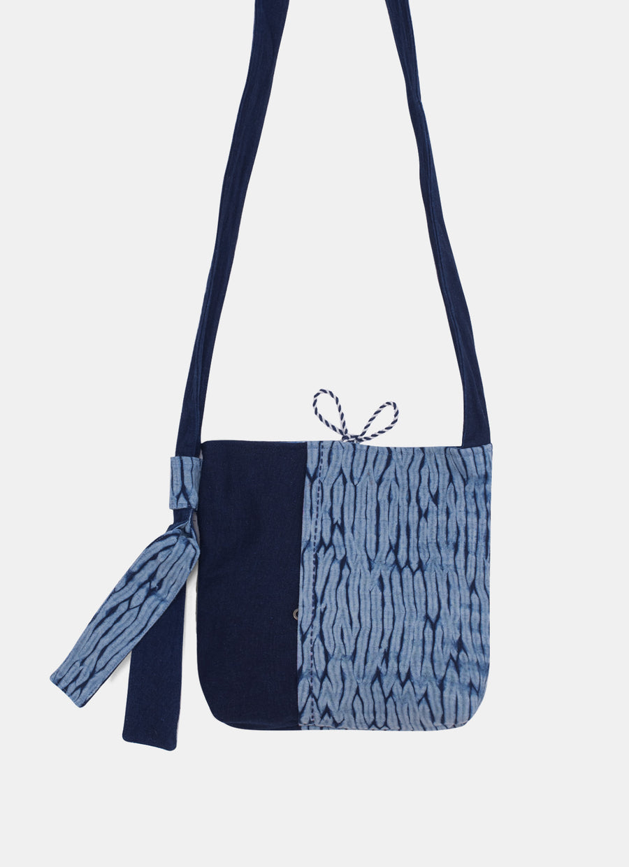 Indigo Shibori Sling Bag