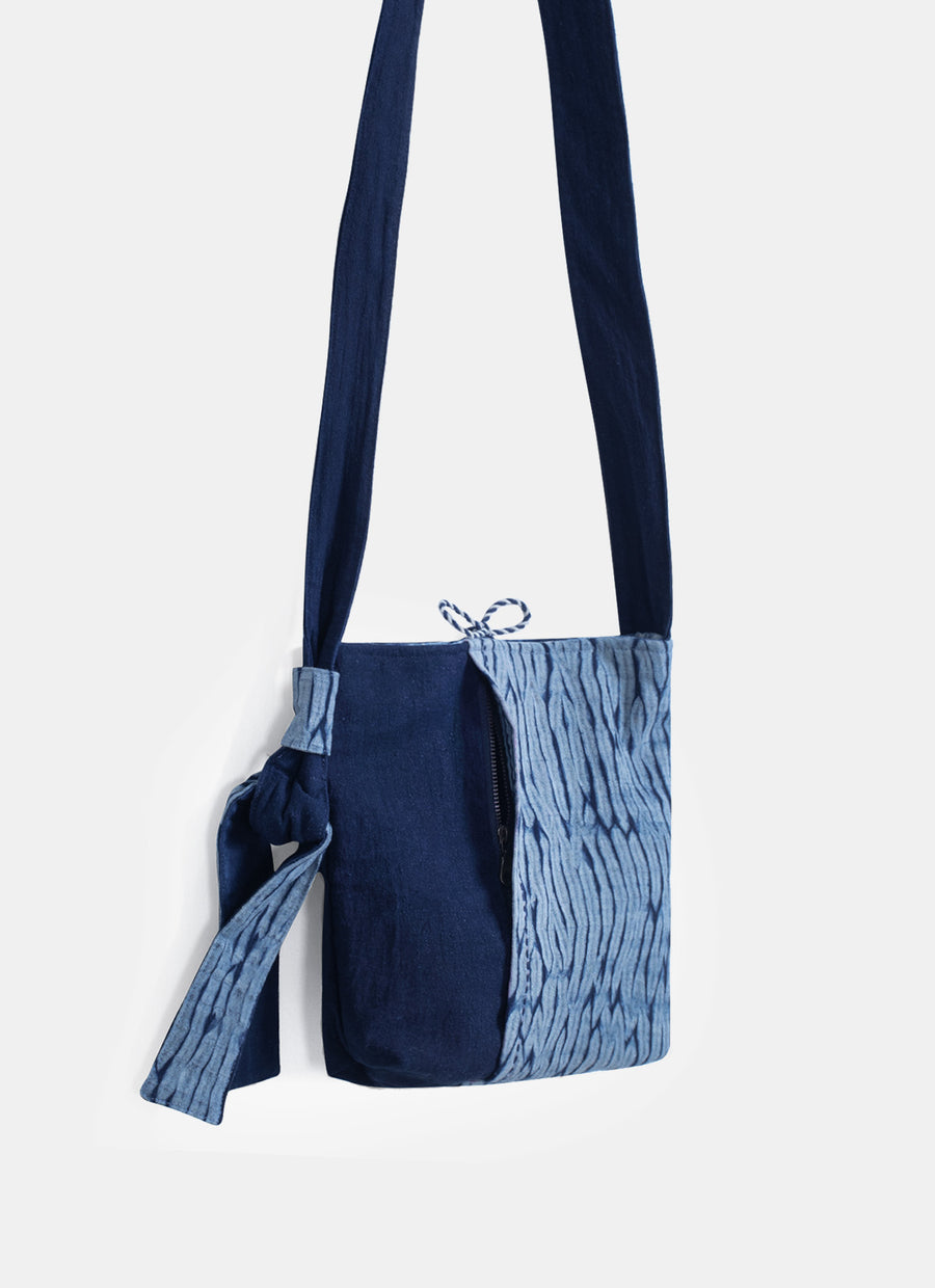 Indigo Shibori Sling Bag