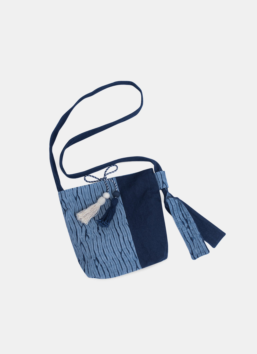 Indigo Shibori Sling Bag