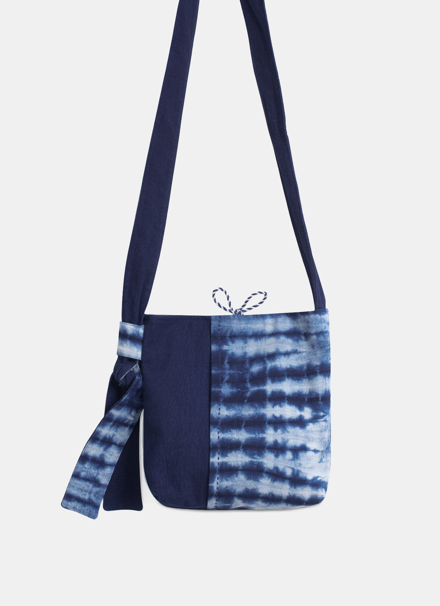 Indigo Shibori Sling Bag